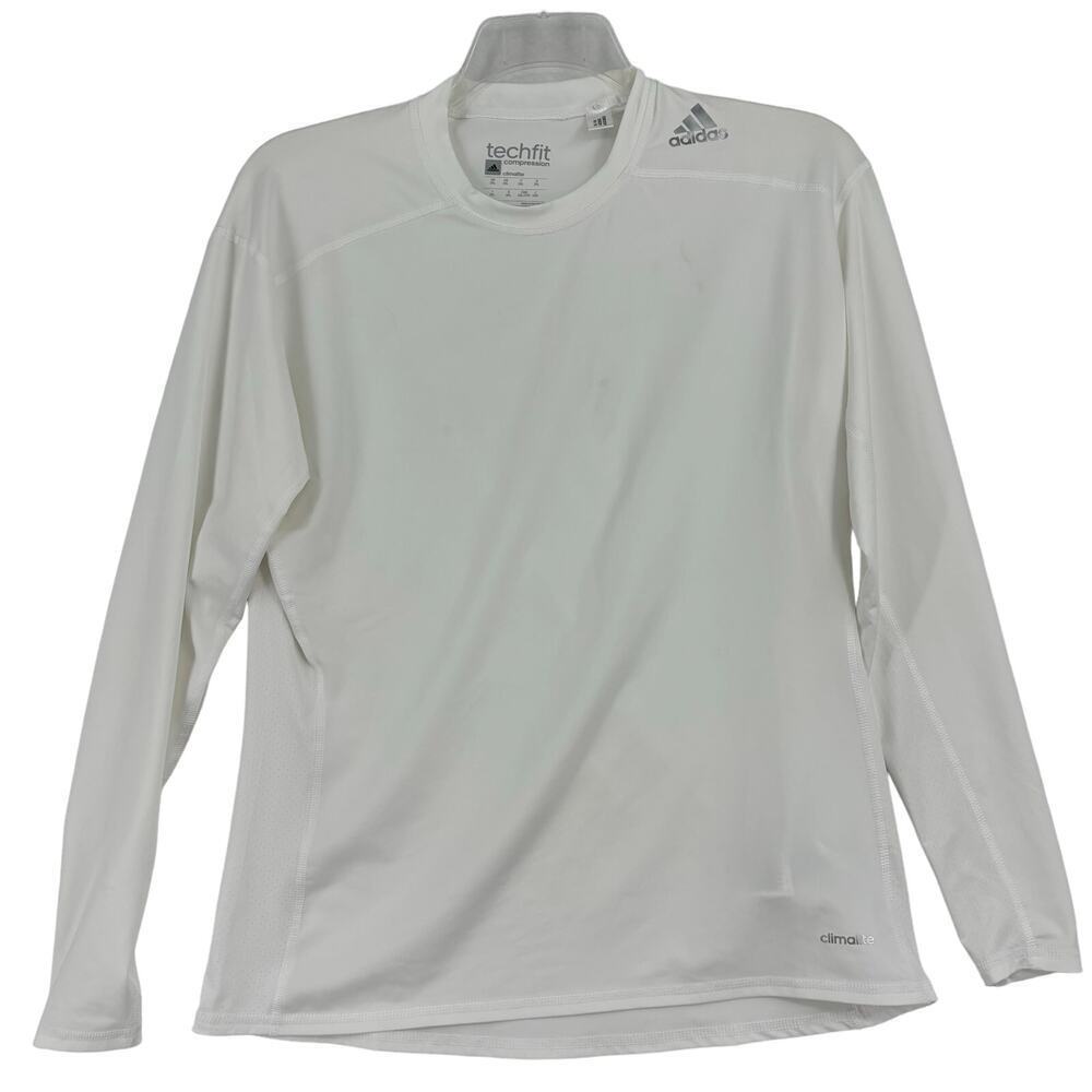 Adidas Performance Base Layer Techfit Compression Top White Size 2XL